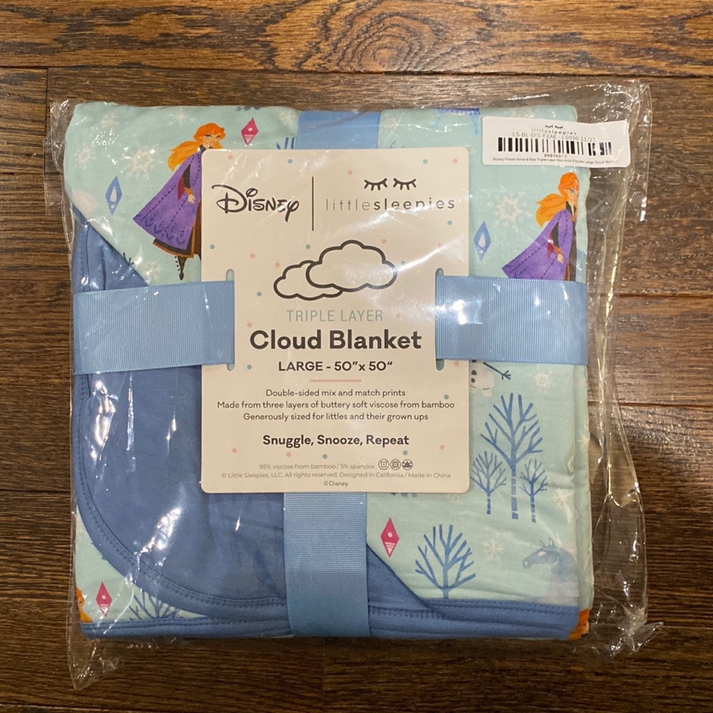 Little sleepies cloud blanket